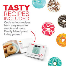 Load image into Gallery viewer, DASH Tasti-Crisp™ Electric Air Fryer Oven Cooker with Temperature Control, Non-Stick Fry Basket, Recipe Guide + Auto Shut Off Feature, 1000-Watt, 2.6Qt, Black