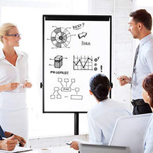 Load image into Gallery viewer, AmazonBasics Dry Erase Mobile Presentation White Board Easel, Non-Magnetic, Black