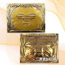 Load image into Gallery viewer, Jakuva 24k Gold Gel Collagen Facial Masks,Skin Care Premium Moisturizing Facial Sheet Patch for Anti Aging, Puffiness, Anti Wrinkle,Firm Skin & Hydrateing Your Beautiful Face (15PCS)