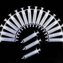 Load image into Gallery viewer, 20 Packs Plastic Syringe with Measurement, Suitable for Measuring, Watering, Refilling (10 ml)