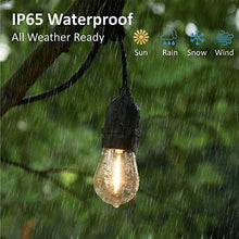 Load image into Gallery viewer, 15 Pack EMITTING Shatterproof & Waterproof S14 Replacement LED Light Bulbs –1W S14 LED Bulbs, Warm White 2200K, Outdoor String Lights Vintage LED Filament Bulb, E26 Base Edison Plastic Bulb.