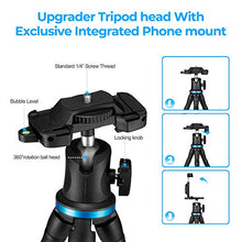 Load image into Gallery viewer, Phone Tripod, UBeesize 12 Inch Flexible Cell Phone Tripod Stand Holder with Wireless Remote Shutter & Universal Phone Mount, Compatible with iPhone/Android/DSLR/GoPro Camera
