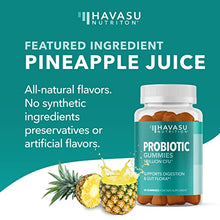 Load image into Gallery viewer, Probiotic Gummies for Digestive Support and Gut Health with 1 Billion CFU of Shelf Stable Microorganisms