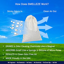 Load image into Gallery viewer, SMELLEZE Dead Animal Smell Eliminator Deodorizer Pouch: Rid dead rat smells, dead animal odors, dead mouse odor & dead rodent smell - even in wall