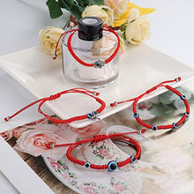 Load image into Gallery viewer, IRONBOX Red String Bracelet Evil Eye Bracelet for Women Men Hamsa Bracelet Red Bracelet for Protection 5Pcs
