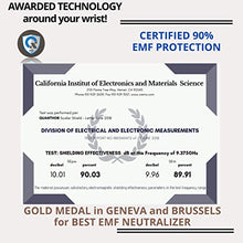 Load image into Gallery viewer, EMF Protection Bracelet with Aromatherapy Essential Oil Diffuser- Bracelets For Women - (2 in 1) Unique Anti EMF Shield for Cell Phone, Laptop for a Modern Woman who Also Loves Essential Oil Bracelets