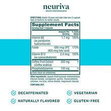 Load image into Gallery viewer, Neuriva Nootropic Brain Support Supplement - Plus Capsules (30 Count in a Box), Phosphatidylserine, B6, B12, Supports Focus Memory Concentration Learning Accuracy and Reasoning