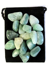 Load image into Gallery viewer, Zentron Crystal Collection Tumbled Green Aventurine 1" Stones (1/2 Pound)
