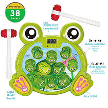 Load image into Gallery viewer, YEEBAY Interactive Whack A Frog Game, Learning, Active, Early Developmental Toy, Fun Gift for Age 2,3, 4, 5, 6, 7, 8 Years Old Kids, Boys, Girls,2 Hammers Included