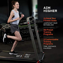 Load image into Gallery viewer, LifePro Electrostride Compact Folding Treadmill | Installation-Free Smart Treadmill for Home w/Bluetooth - Portable 36 Pre-Set Programs 17" Wide Tread Belt Running Machine for Cardio & Weight Loss
