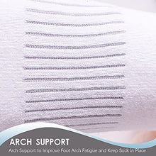 Load image into Gallery viewer, Men's Ankle Low Cut Athletic Performance Comfort No Show Running Cushion Socks Tab L and XXL (White,L/XL)