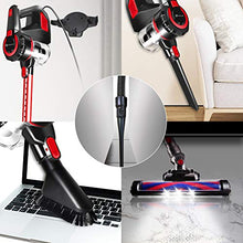 Load image into Gallery viewer, Vacuum Cleaner Super Suction Pet Hair Eraser 4 in 1 Bagless Upright Corded Stick Vacuum Easy Empty Dirt Bin Noise Free Lightweight& Versatile Handheld Vacuum with LED Multiple Brush Corded Vacuum