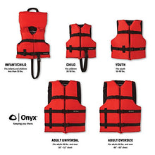 Load image into Gallery viewer, ONYX General Purpose Boating Life Jacket Oversize, Red