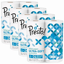 Load image into Gallery viewer, Amazon Brand - Presto! 308-Sheet Mega Roll Toilet Paper, Ultra-Soft, 24 Count