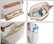 Load image into Gallery viewer, SoHo Grand Central Station Diaper Bag 7Pc, Striped