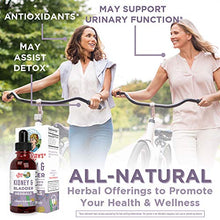 Load image into Gallery viewer, Kidney Support | Kidney Support Supplement | Kidney Support Supplement for Humans | Bladder Support for Women & Men | Urinary Tract Health for Women | Vegan | Non-GMO | Gluten Free | 1 Fl Oz