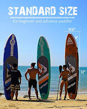 Load image into Gallery viewer, ABYSUP Paddle Board, SUP Paddle Board, 10'6" Inflatable Paddle Board, Paddle Board for Adults, Paddleboard with All Accessories & Carry Bag, Color Blue & White, SUP123