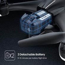Load image into Gallery viewer, Drone with 1080P HD Camera, Potensic T18 GPS FPV RC Quadcopter with Adjustable Wide-Angle WiFi Camera, Auto Return Home, Altitude Hold, Follow Me, 2 Batteries and Aluminum Carrying Case