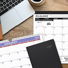 Load image into Gallery viewer, 2022 Weekly Appointment Book & Planner by AT-A-GLANCE, 7" x 8-3/4", Medium, Black (7095105)