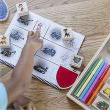 Load image into Gallery viewer, Melissa & Doug PAW Patrol Wooden Stamps Activity Set with Markers, Activity Pad (25 Pieces)