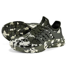 Load image into Gallery viewer, Troadlop Boys Shoes Casual Non Slip Gym Sports Walking Tennis Shoes for Boys Camouflage Green Size M US 2 Little Kid