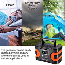 Load image into Gallery viewer, 200W Peak Power Station, Flashfish CPAP Battery 166Wh 45000mAh Backup Power Pack 110V 150W Lithium Battery Pack Camping Solar Generator For CPAP Camping Home Emergency Power Supply