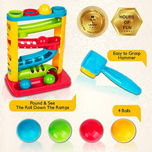 Load image into Gallery viewer, Award Winning Durable Pound A Ball, Stacking, Learning, Active, Early Developmental Montessori Toy, Fun Gift for Toddler & Kids - STEM Developmental Educational Toys - Great Birthday Gift