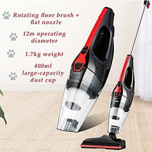 Load image into Gallery viewer, JIANLE 400w Household Portable Powerful Vacuum Cleaner, 2-in-1 Handheld/Rod Vacuum Cleaner, 360° Rotating Floor Brush, 15kpa Large Suction, for Home/Office/Cafe