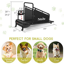 Load image into Gallery viewer, PETSITE Dog Treadmill, Pet Dog Running Machine for Small & Medium-Sized Dogs, Pet Fitness Treadmill with 1.4'' LCD Display Screen, 200 LBS Capacity