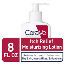 Load image into Gallery viewer, CeraVe Moisturizing Lotion for Itch Relief | Anti Itch Lotion with Pramoxine Hydrochloride | Relieves Itch with Minor Skin Irritations, Sunburn Relief, Bug Bites | 8 Ounce
