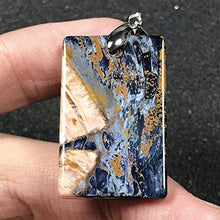 Load image into Gallery viewer, Natural Pietersite Stone Pendant Pietersite Crystal Stone Jewelry For Women Men Healing Luck Gift 32x20x4mm Beads Silver Energy Gemstone