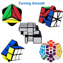 Load image into Gallery viewer, Tresbro Speed Cube Set of 5 Pack - Mirror Cube, Megaminx, 2x2x3 Cuboid Cube, Ivy Skew Cube, SQ-1 Cube, Magic Cube Bundle Puzzle Toys for Kids and Adults