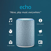 Load image into Gallery viewer, Echo (3rd Gen) - Smart speaker with Alexa - Twilight Blue