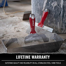 Load image into Gallery viewer, Drywall Hand Tool Kit, Stainless Steel - LEVEL5 | Joint/Taping Knives + 14" Mud Pan | Soft-Grip Handles | Pro-Grade | 5-600