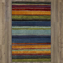 Load image into Gallery viewer, Mohawk Home Rainbow Multicolor New Wave Area Rug (2' x 5')