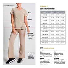 Load image into Gallery viewer, Dickies Women's Xtreme Stretch V-Neck Scrubs Shirt, Black, XX-Large