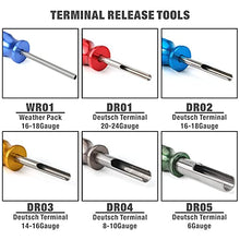 Load image into Gallery viewer, IWISS Deutsch Connector Crimping Tool Kit for Deutsch DT Connectors, Solid & Stamped Contacts, Delphi Weather Pack Crimper-12PCS