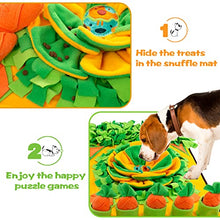 Load image into Gallery viewer, ZMUBB Pet Snuffle Mat for Dogs Sniff Mat Nosework Feeding Mat Slow Feeder Interactive Dog Puzzle Toys for Training and Stress Relief Encourages Natural Foraging Skills