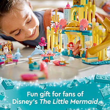 Load image into Gallery viewer, LEGO Disney Ariel's Underwater Palace 43207 Building Kit; A Fun Mermaid Princess Buildable Toy for Kids Aged 6+ (498 Pieces)