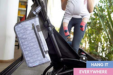 Load image into Gallery viewer, Baby Portable Changing Pad | Waterproof | Foldable Pad with Stroller Strap & Pocket for Diapers & Wipes | Changing Organizer Bag for Toddlers Infants & Newborns | Perfect Baby Shower Gift