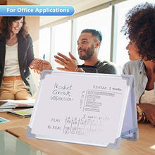 Load image into Gallery viewer, Small Dry Erase White Board,16x12 Inches Foldable Double Sided Portable Magnetic Mini Whiteboard for Kids Students Teacher Office and Home,School