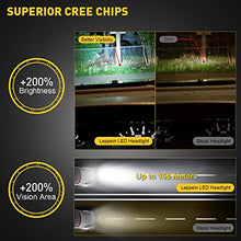 Load image into Gallery viewer, 9004/HB1 LED Headlight Bulbs leppein S Series Dual Hi/Lo Beam 24xCREE Chips 6500K Cool White 6000LM Halogen Replacement Conversion Kit-1 Pair