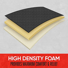 Load image into Gallery viewer, Motor Trend Black Faux Leather Car Seat Covers for Front Seats, 2-Pack – Padded Car Seat Cushions with Storage Pockets, Premium Interior Covers for Auto Truck Van SUV