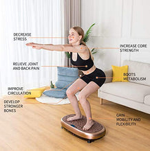Load image into Gallery viewer, EILISON FitMax 3D Vibration Plate Exercise Machine - Whole Body Workout Vibration Fitness Platform w/Loop Bands - Home Fitness Equipment for Weight Loss, Wellness & Toning(Jumbo Size)