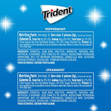 Load image into Gallery viewer, Trident White Sugar Free Gum Variety Pack, Peppermint & Spearmint Flavors, 12 Packs (192 Pieces Total)