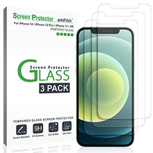 Load image into Gallery viewer, amFilm Screen Protector Glass for iPhone 11 / iPhone XR (6.1" display) (3 Pack) With Easy Installation Tray