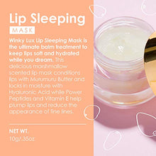 Load image into Gallery viewer, Winky Lux Lip Sleeping Mask | Overnight Moisturizer Treatment with Murumuru Butter, Hyaluronic Acid & Peptides