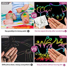 Load image into Gallery viewer, pigipigi Rainbow Scratch Paper Art - 109 Pcs Magic Scratch Off Craft Kit for Kids Color Drawing Note Pad Supply for Children Girls Boys DIY Party Favor Game Activity Birthday Christmas Toy Gift Set
