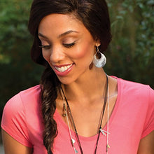 Load image into Gallery viewer, Silpada 'Crescent Drop' Earrings in Sterling Silver