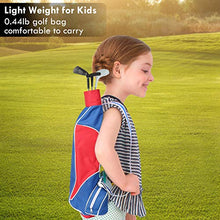 Load image into Gallery viewer, Kids Golf Clubs Set, Exercise N Play Deluxe Happy Young Golfer Sports Kit, 15 Piece Set of Kids Physical and Mental Development